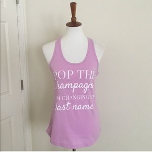 Pop the champagne bridal tank top! 💍💕